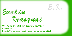 evelin krasznai business card